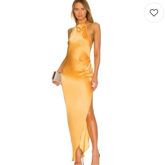 Amanda Uprichard Dresses & Skirts - Amanda Uprichard Samba Silk Maxi Gown Dress  Size Small
